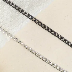 Aluminium Chain | Size : H-7mm W-5mm  | 1mtr | JT-9-17-11