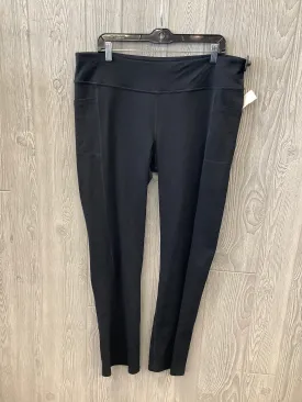 Athletic Pants By Skechers In Black, Size: 2x