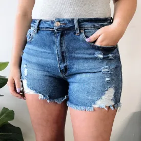 Beck Denim Shorts • Dark Wash