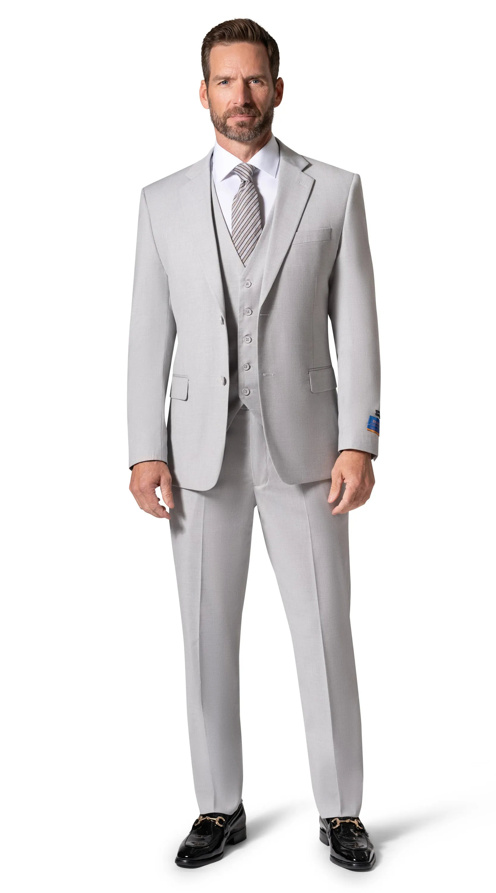 Berragamo MARCO 003 Slim Fit Suit - Grey