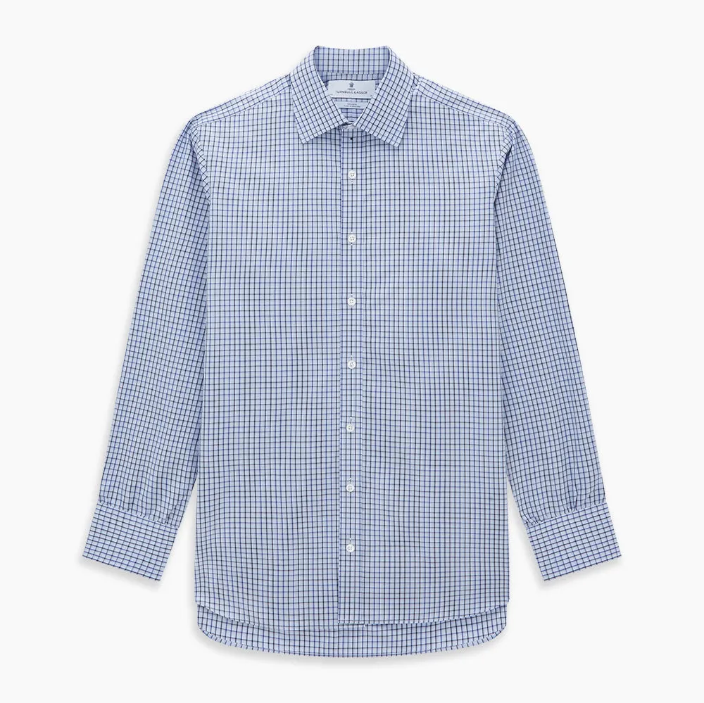 Blue Shadow Check Mayfair Shirt