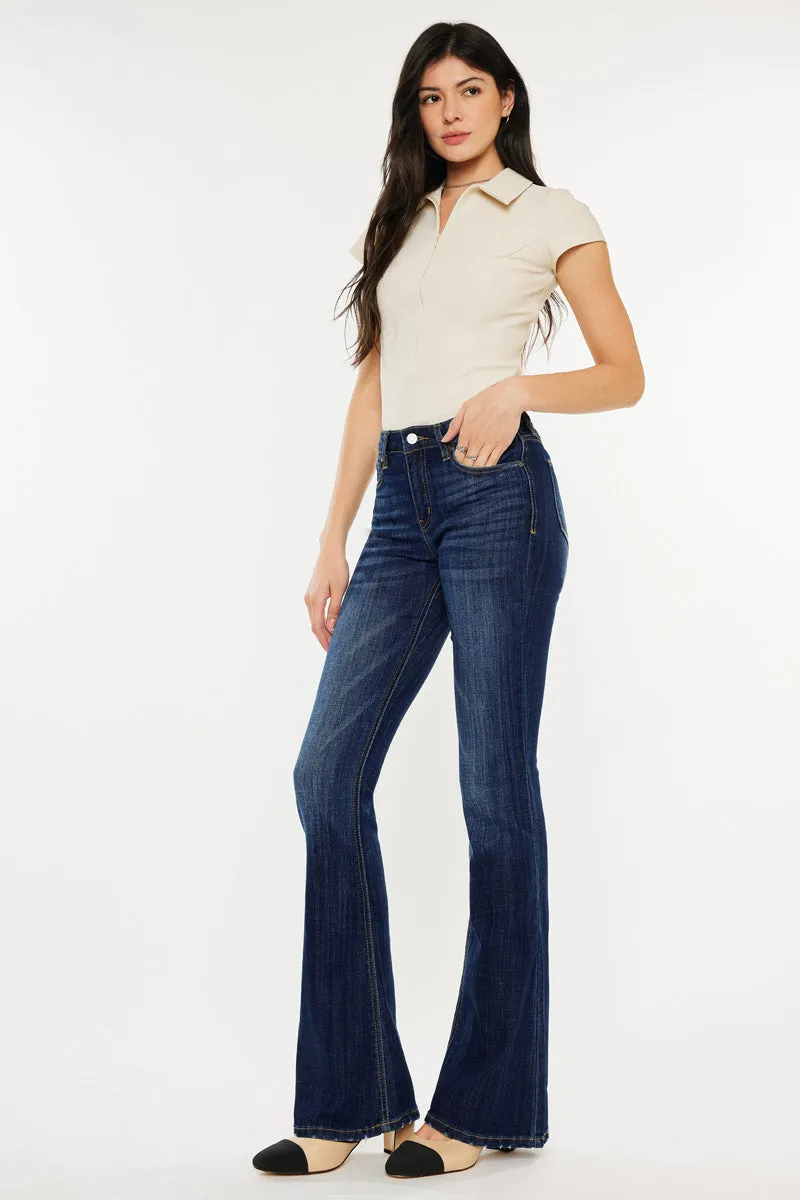 Celestine Mid Rise Flare Jeans