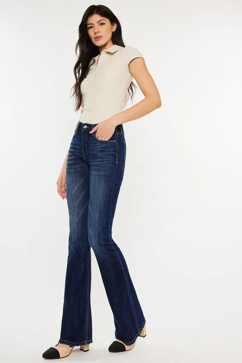 Celestine Mid Rise Flare Jeans