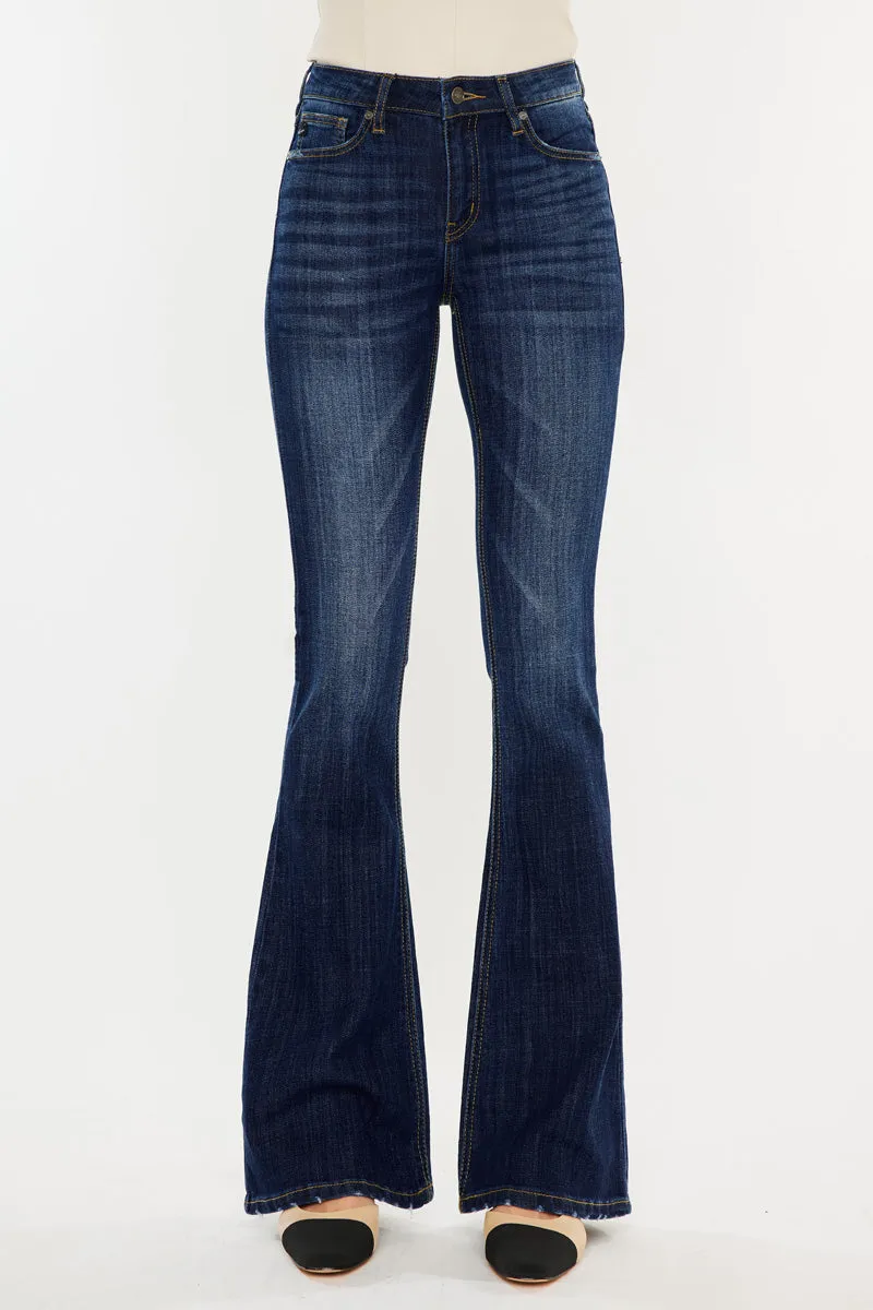 Celestine Mid Rise Flare Jeans