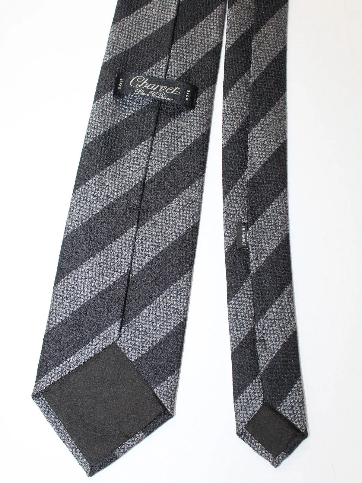 Charvet Paris Tie Gray Stripes SALE