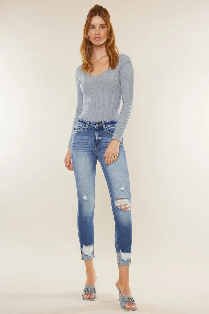 Cooper High Rise Ankle Skinny Jeans