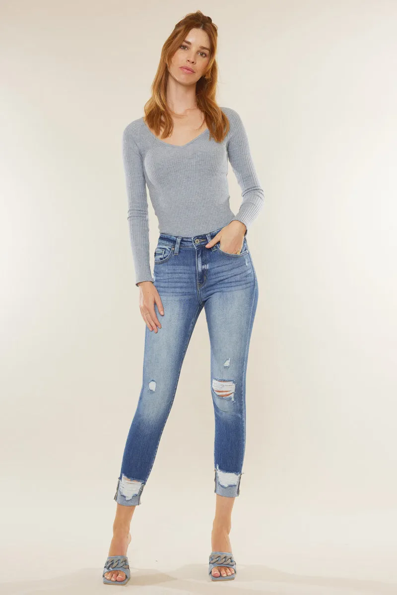 Cooper High Rise Ankle Skinny Jeans