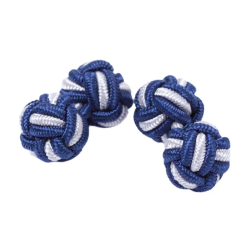 Dual Colored Knot Cufflinks