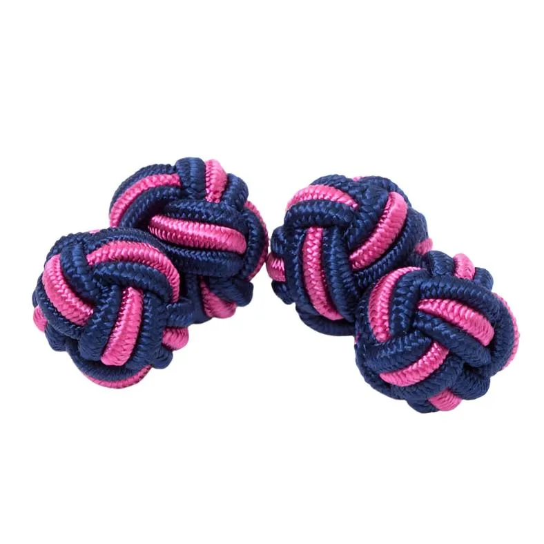 Dual Colored Knot Cufflinks