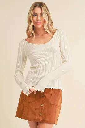 Kendall Knit Sweater - Oat