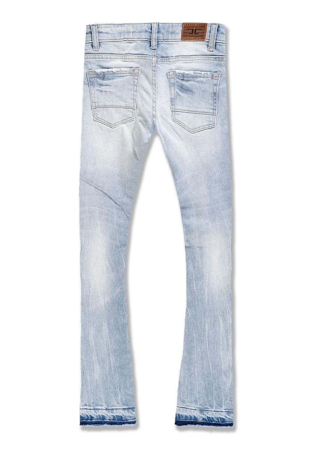 Kids Attitude Stacked Denim (Ice Blue)