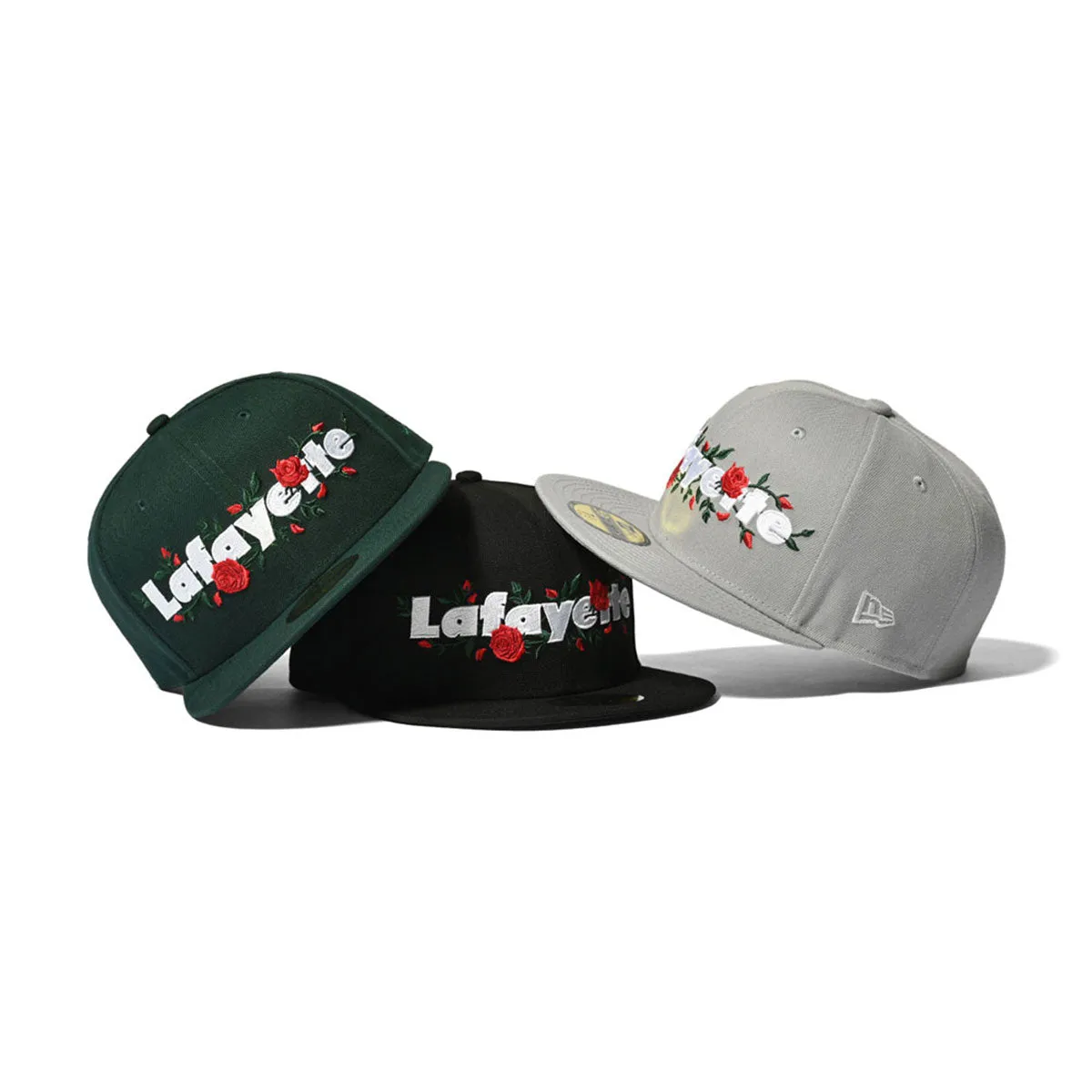 LFYT x NEW ERA Lafayette ROSE LOGO 59FIFTY GRAY【LS231409】