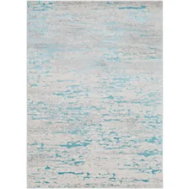 Light Blue Glimmer Area Rug. GLI1014