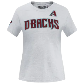 MLB ARIZONA DIAMONDBACKS CLASSIC WOMEN'S SJ SLIM FIT TEE (HEATHER GREY)