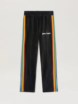 Palm Angels Rainbow Track Pants Black Multicolour