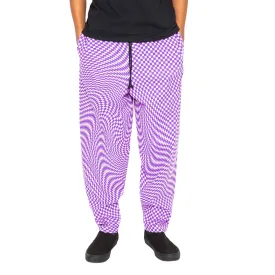 Trippy Check - Lilac & Purple